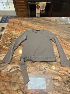 Burberry Damen Oberteil Langarm mit Gürtel Grau Small - Bild 1 von 12