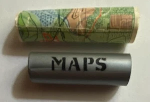 Vintage 1960s GI Joe Communications Map and Map Case - Original - Bild 1 von 2
