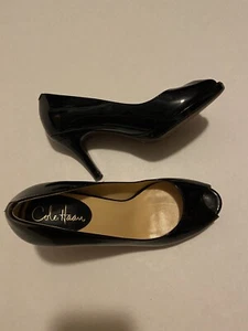 Cole Haan High Heel Shoes Black Patent Leather Pumps 8.5 B - Picture 1 of 4