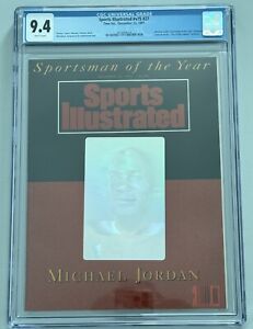 Sports Illustrated Sportsman of the Year Michael Jordan 1991 - CGC 9.4, Low pop!