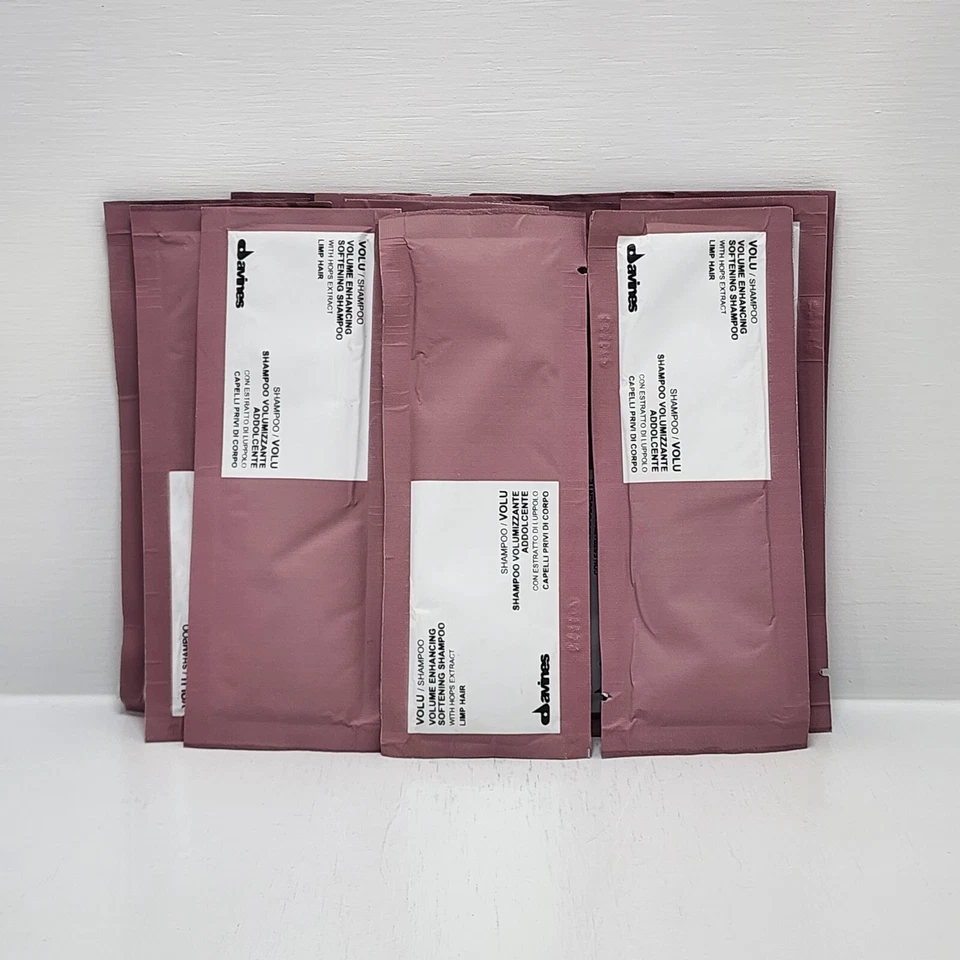Davines Volu Shampoo Sachet Travel Kit 0.4 oz X 12 | New | Free Shipping - Image 1 of 1