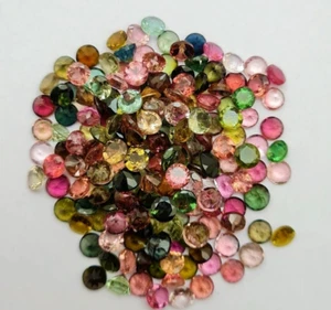 Lote de piedras preciosas sueltas de zafiro mezcla natural de 4 mm 55 piezas - Imagen 1 de 5
