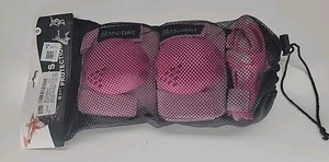 Bosoner Kids Youth Elbow, Wrist, Knee Pads SMALL Pink Skating Biking Protective - Picture 1 of 3