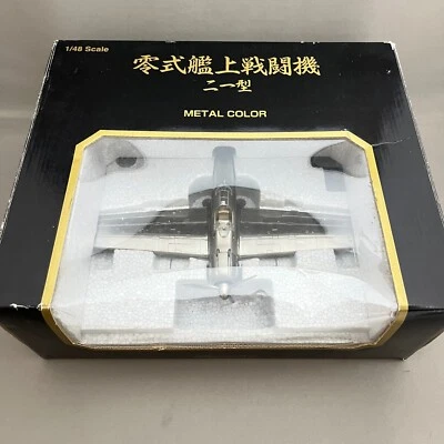 WW2 Zero Carrier Fighter Type 21 ZEKE Marushin 1/48 Diecast Metal Color Instock2 - Image 1 of 4