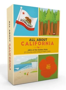All About California ABCs of The Golden State 27 Unique & Chunky Flash Cards New - Imagen 1 de 1