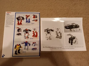 TOMY 1985 TRIBOTS Press Kit Photo & Dual Ad Slick Sheet with STARRIORS R.A.T.S. - Picture 1 of 19