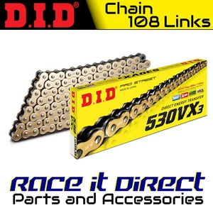 DID Chain for Honda VF500 F Interceptor USA 1984-1986 Gold VX3 - Picture 1 of 9
