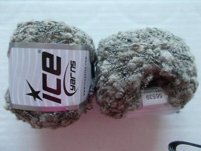 Ice Yarns Luxury Premium alpaca blend yarn, dark beige, lot of 2 (247 yds ea) - Image 1 of 3