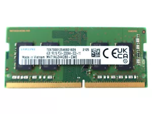 MÓDULO DE MEMORIA PORTÁTIL SAMSUNG M471A5244CB0 4GB 1RX16 DDR4 SODIMM 3200MHZ 260 PINES - Imagen 1 de 2