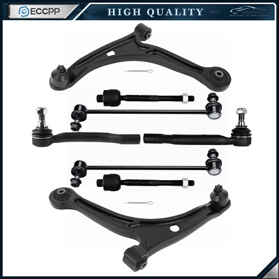 Front Lower Control Arms Tie Rods Sway Bars For 2006-2008 HONDA PILOT ACURA MDX - Image 1 of 4