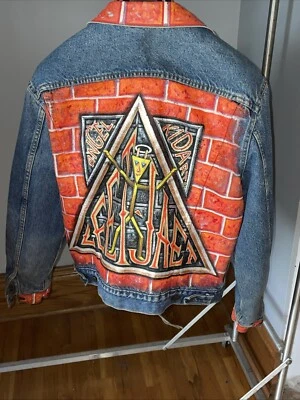 OOAK! Vintage Levi’s Type 3, 1980s, Lined Jacket. Hand Painted 71506-0316 44L - Image 1 of 4