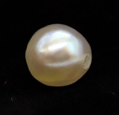 Drilled Bead 5 x 4 mm Natural Basra Mined Saltwater Pearl Loose Gemstone 0.83 Ct - Image 1 of 4