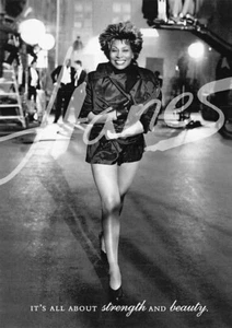 Postcard: Hanes Hosiery Ad with Tina Turner, 4x6 Unposted - Picture 1 of 2