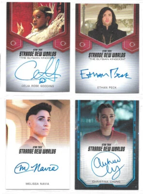 Star Trek : Strange New Worlds Season 1 - Autograph & Relic card selection NM - Image 1 of 4