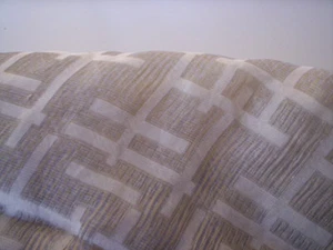 Gold sheer fabric/abstract fabric/Light weight Fabric/Sewing supply/Fashion - Picture 1 of 3