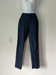 Amanda Uprichard Made In USA Dark Blue Denim Pants Jeans 26 Waist 31 Inseam Sz S - Picture 1 of 15
