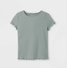 Girls' Short Sleeve T-Shirt - art class Green L 10/12