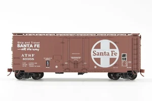 HO Accurail Santa Fe 40ft Plug Door Insulated Steel Boxcar #41068 +Kd +Details - Picture 1 of 11