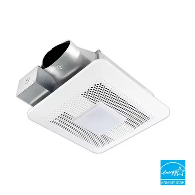 Panasonic RG-T810LA WhisperThin LED 80-100 CFM Ceiling/Wall Bathroom Exhaust Fan - Image 1 of 3