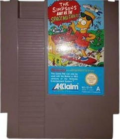 The Simpsons Bart Vs The Space Mutants - Nintendo Entertainment NES Videospiel