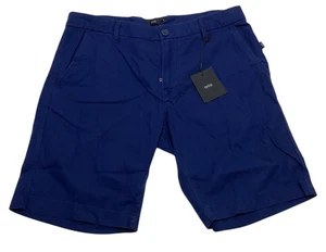 Pantalones Cortos de Viajero Onia Azul Marino Profundo Elásticos de Lino para Hombres talla 34 - Imagen 1 de 8