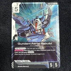2025 Gundam Card Game Dual Impact Gundam Aerial Rebuild GD02-074 - Bild 1 von 3