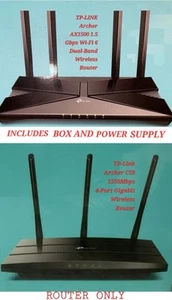TP-LINK Archer AX1500 1,5 Gbps Wi-Fi 6 Dual Band WLAN Router Archer C59 Set - Bild 1 von 20