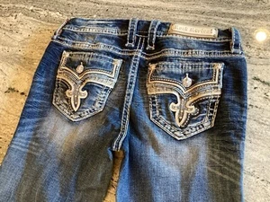 LN Rock Revival Embellished Pockets Barbra 31 Boot Y2K - Picture 1 of 8