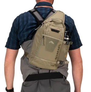SIMMS Fliegenfischen Sling Crossbody Tackle Brusttasche Pack mit mehreren Taschen - Bild 1 von 5