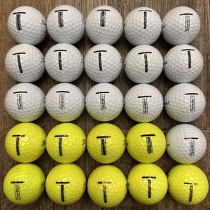 25 Titleist Tour Soft Golf Balls 3A (AAA) Good Condition 16 White, 9 Yellow - Picture 1 of 19