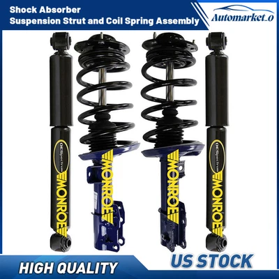 Puntales con muelles helicoidales amortiguador delantero trasero para Chevrolet Malibu 2004-2008 2,2 L Foto 1 de 4