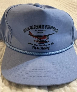 Vintage Seilhut, Fischerhut aus Ontario Retro, blau - Bild 1 von 5