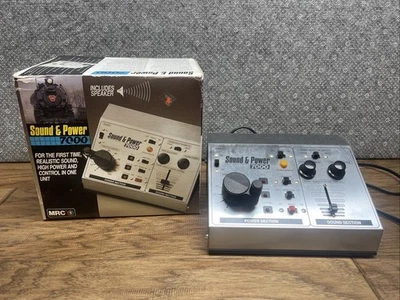 Transformador controlador de tren MRC Power & Sound 7000 sin altavoz probado CV JD Foto 1 de 4