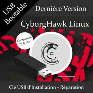Clé USB Bootable Cyborg Hawk Linux + Guide d'utilisation - Photo 1/1