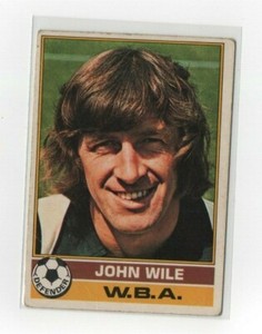 TOPPS 1977 FOOTBALL RED BACK CARD 209 John Wile West Bromich Albion