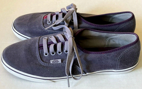 VANS off the wall viola sneakers scarpe stringate uomo taglia 8 5 donna taglia 10 #T375