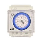 3X(Analog Mechanical Timer Switch 110V-220V 24 hours Daily Programmable 15min Se