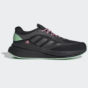 Adidas Brevard Running Shoes Black Carbon Pulse Mint HR0278 Women’s 11 Athletic - Picture 1 of 9