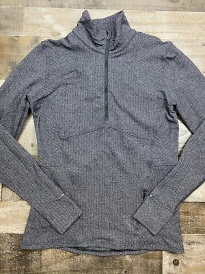 Chaqueta Lululemon Talla 12 Kanto Catch Me Espiga Media 1/2 Cremallera Pullover Camisa Foto 1 de 4