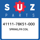 41111-78K51-000 Suzuki Spring,fr coil 4111178K51000, New Genuine OEM Part