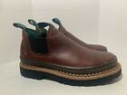 Georgia Giant Romeo Slip-On Work Shoe Boot US 6.5M Brown Leather Oil Resistant