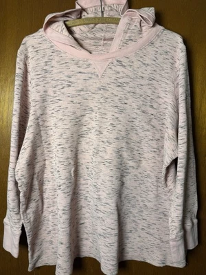 Женская вязаная толстовка с капюшоном Within Waffle размер 2x 26/28 персиковая черная крапчатая тепловая - Изображение 1 из 4