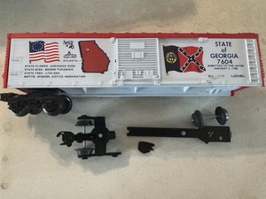 Lionel Spirit Of ‘76 Box Car Commemorative The State Of Georgia 6-7604 ~ PARTS - Picture 1 of 7