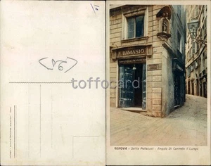 GENOVA CITTA'-SALITA POLLAIUOLI-NEGOZIO DAMASIO-C99-119 - Picture 1 of 1