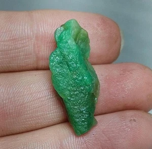 28mm Emerald Rough Stick, Natural Emerald Gift For Her, Emerald May Birthstone. - Picture 1 of 4