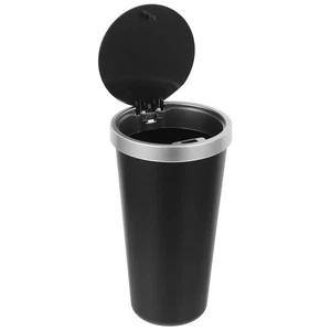 Contenedor de basura de coche para coches pequeños accesorios cubo basura automático - Imagen 1 de 12