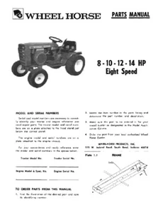 Parti Trattore Ruota Cavallo Manuale Raider10 8-10-12-14 CV - Foto 1 di 2
