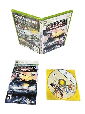 Microsoft Xbox 360 CIB COMPLETE TESTED Battlestations: Midway - Image 1 of 3