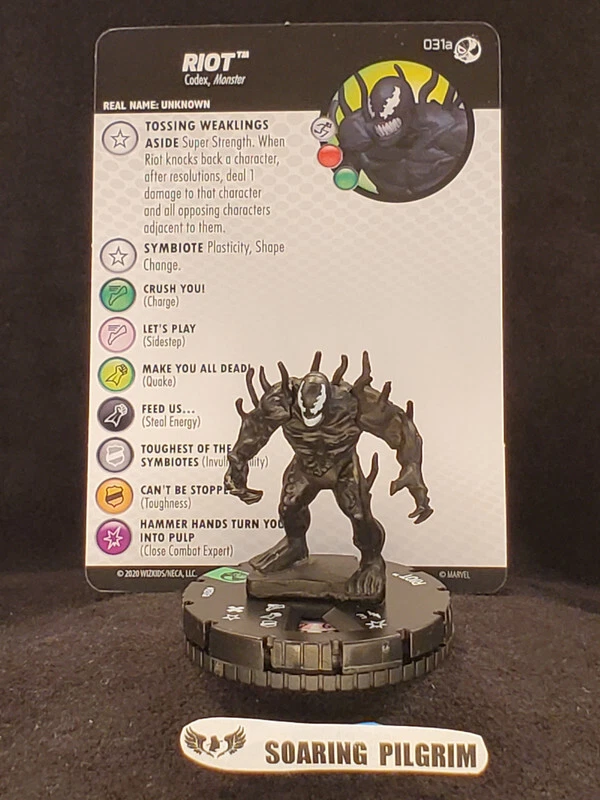 Marvel Heroclix RIOT - 031a - INCOMÚN Spider-Man & Venom Absolute Carnage Foto 1 de 1