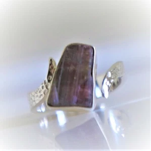 PINK TOURMALINE NATURAL GEMSTONE 925 SOLID STERLING SILVER JEWELRY RING 3 TO 12 - Picture 1 of 8